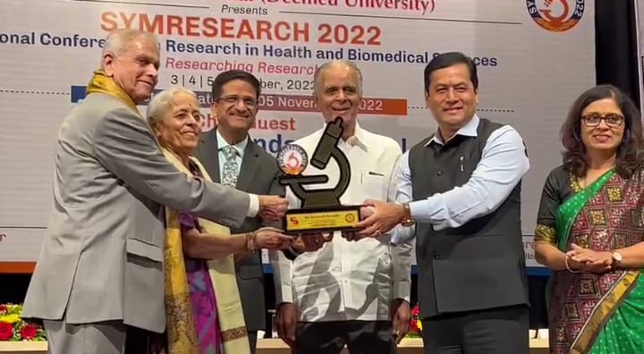 Felicitation by AYUSH Minister